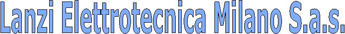 Lanzi Elettrotecnica Milano S.a.s.
